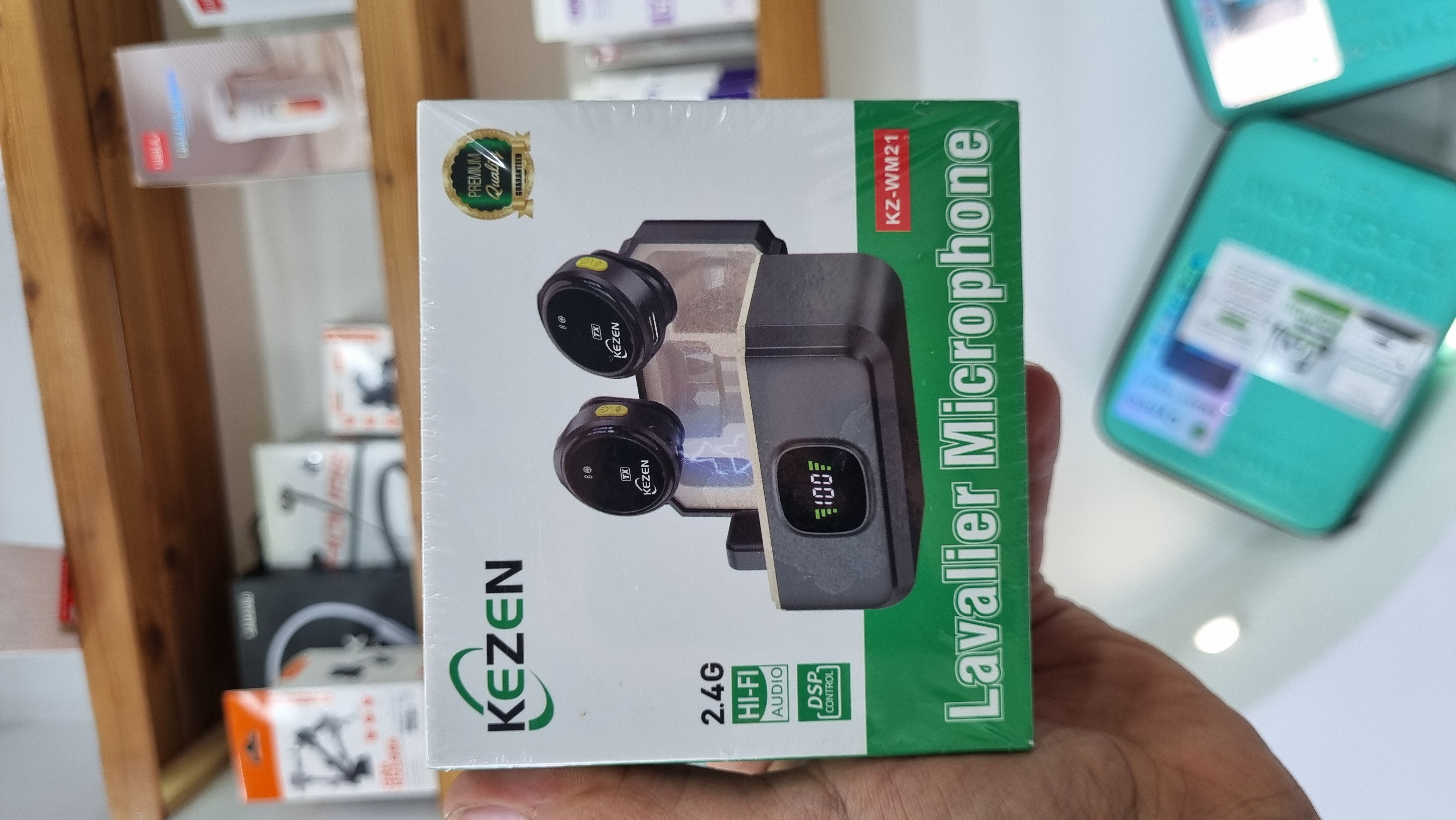 میکروفون یقه‌ای بی‌سیم KEZEN KZ-WM21