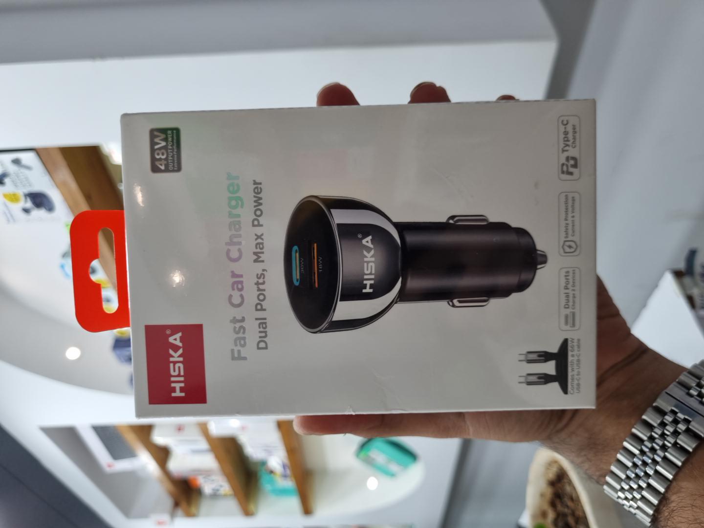 شارژر فندکی هیسکا HCC-307 توان 48 وات