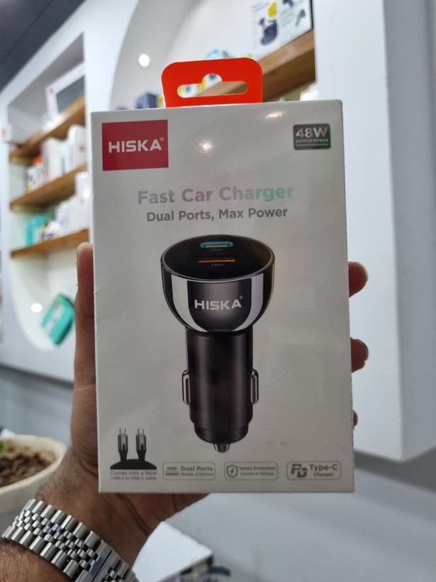 شارژر فندکی هیسکا HCC-307 توان 48 وات