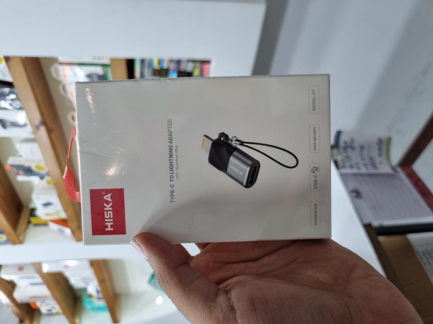 مبدل هیسکا H7 Type-C به Lightning