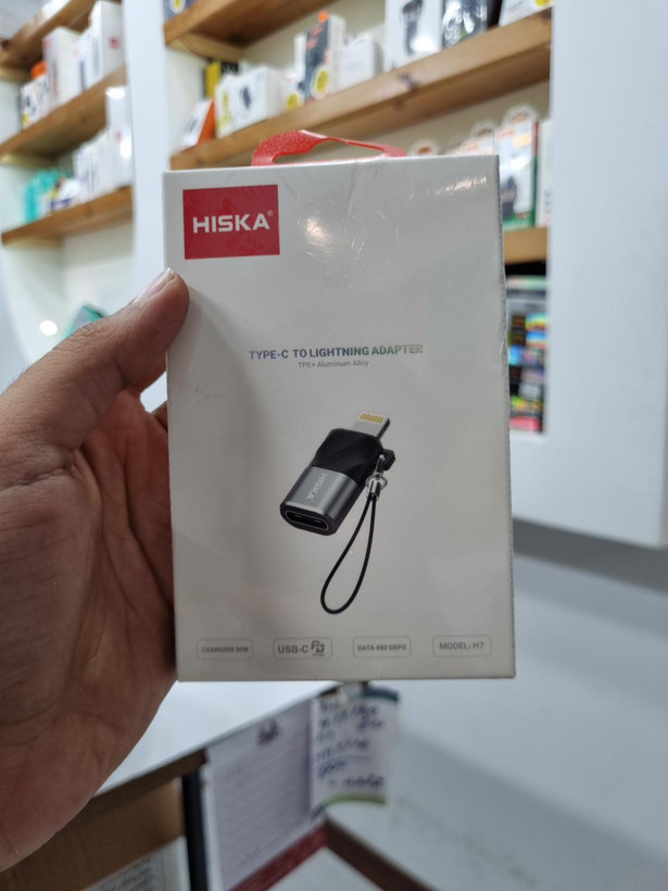 مبدل هیسکا H7 Type-C به Lightning